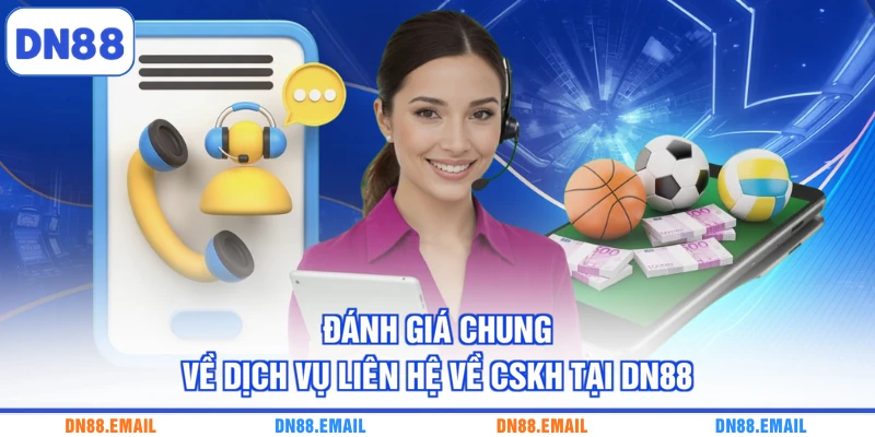Đánh giá chung về dịch vụ liên hệ về CSKH tại DN88