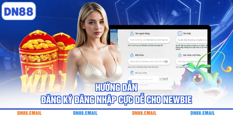 Hướng dẫn đăng ký đăng nhập cực dễ cho newbie