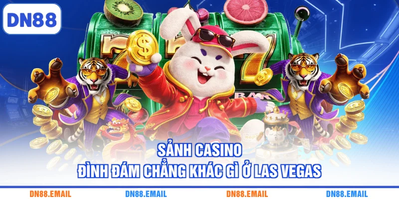 Sảnh casino đình đám chẳng khác gì ở Las Vegas