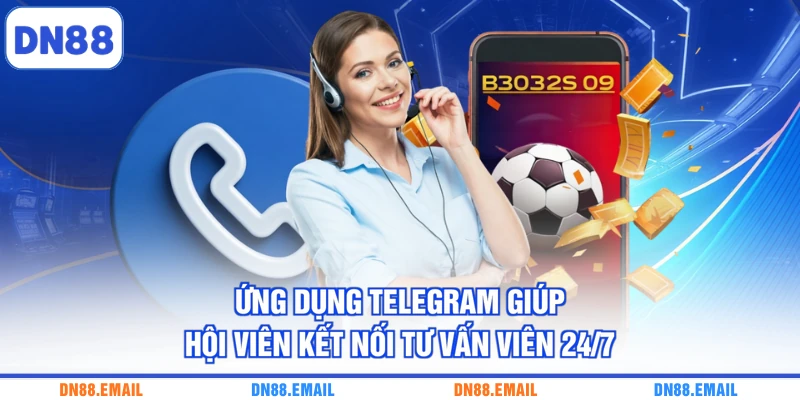Ứng dụng Telegram giúp hội viên kết nối tư vấn viên 24/7